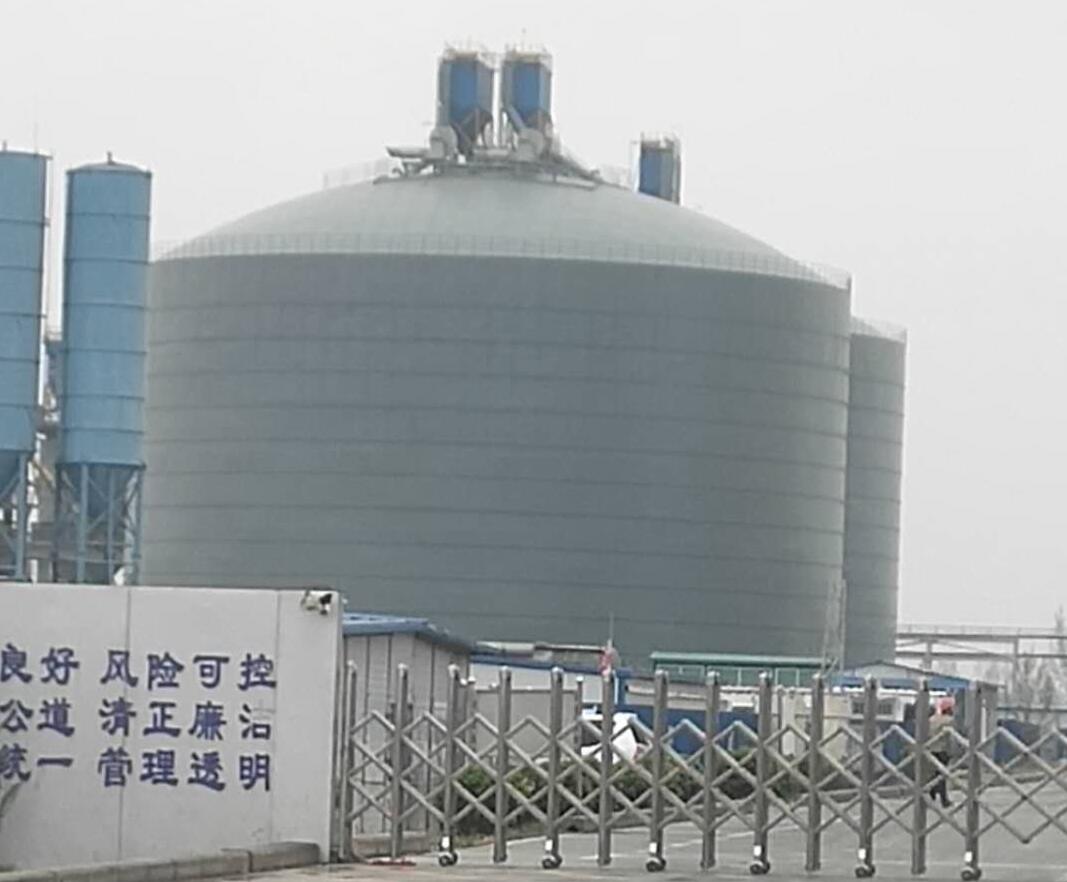 龙港4万吨粉煤灰储存库