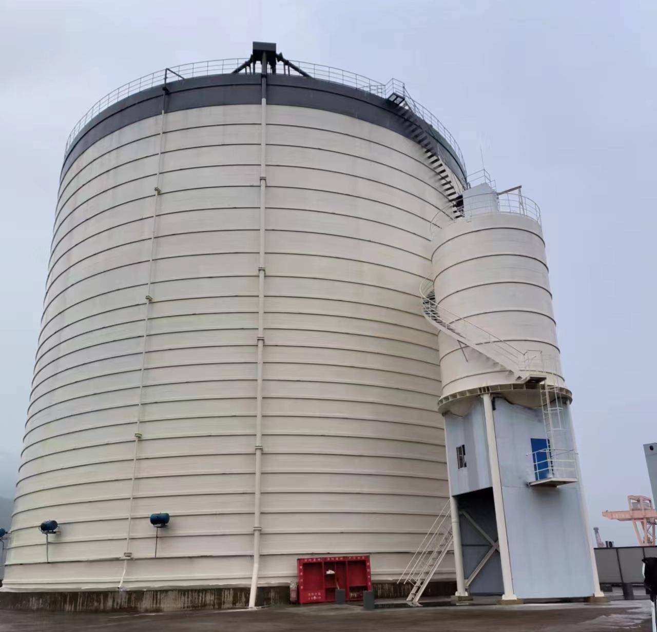 龙港10万吨水泥钢板库