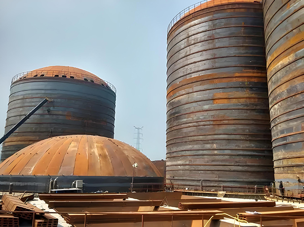 龙港焦粉钢板仓